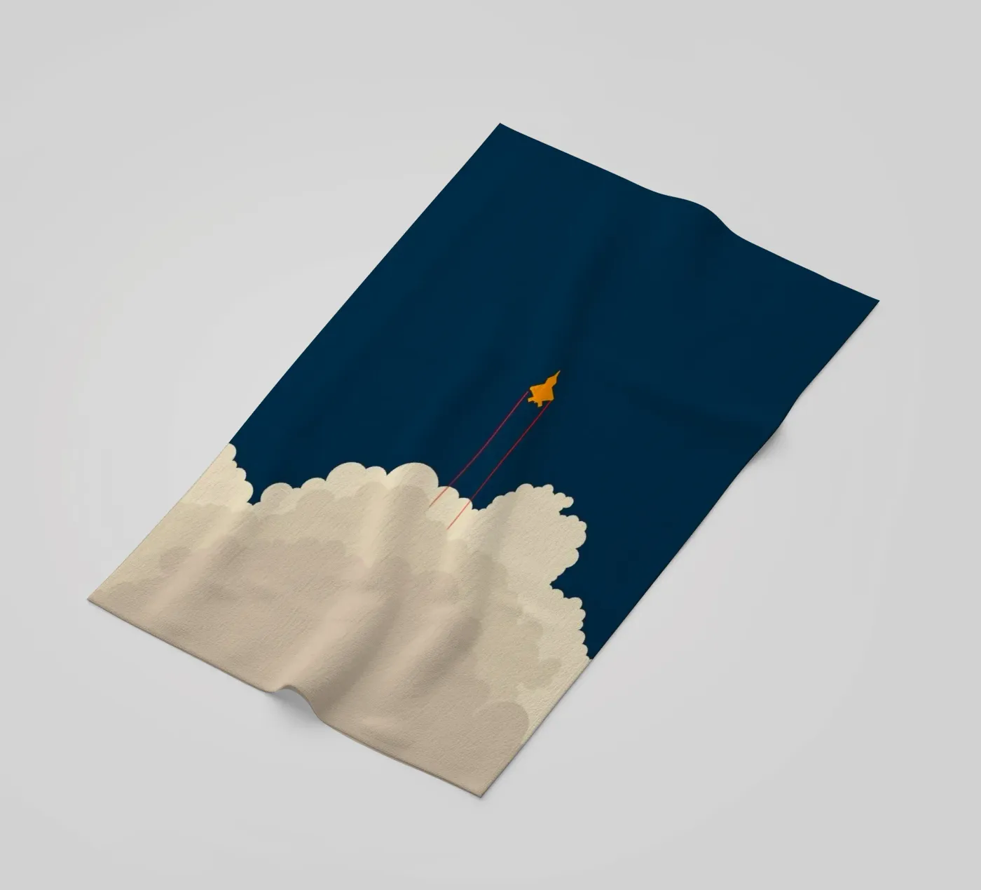 outer space exploration strandhanddoek van twillight