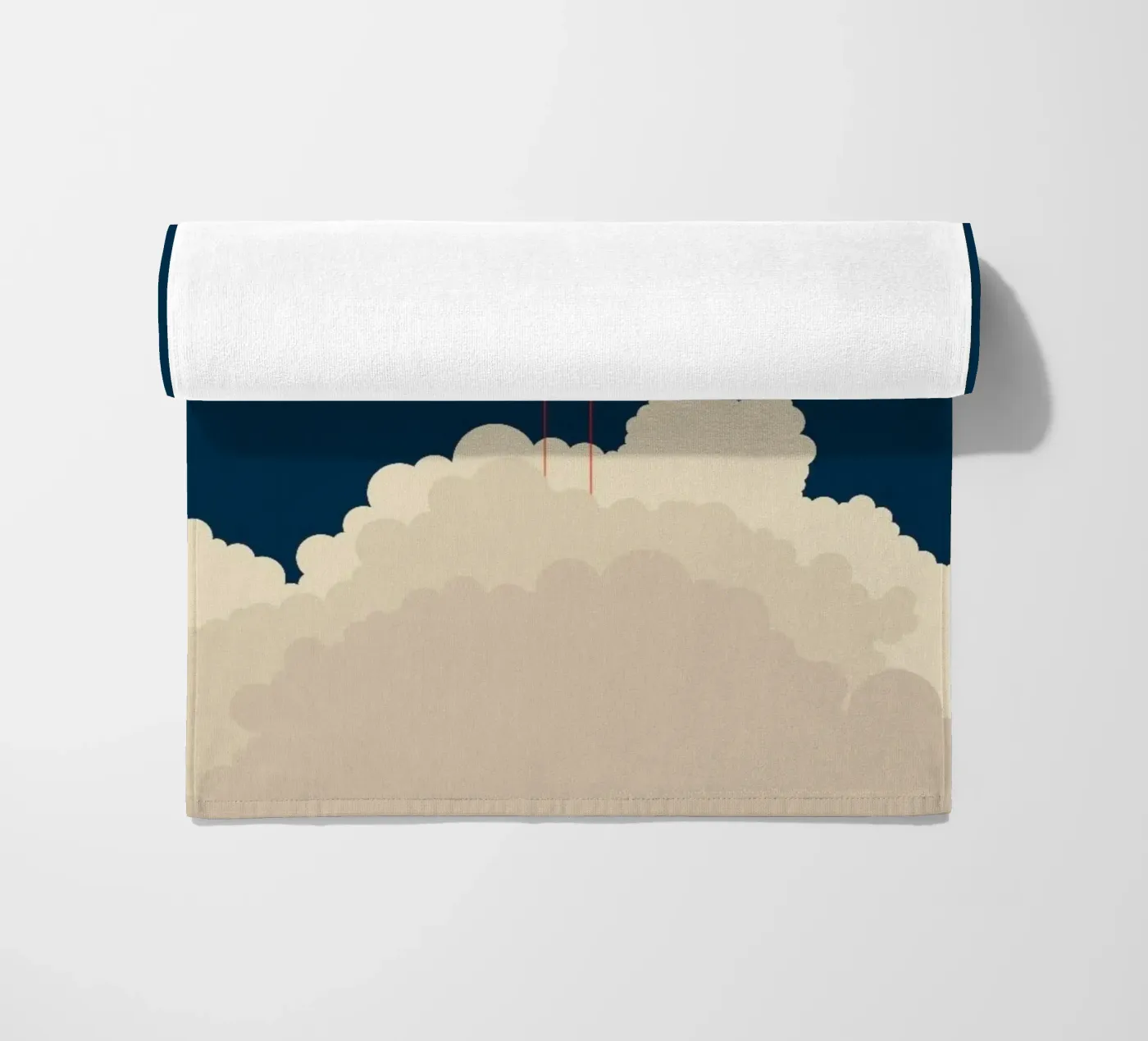 outer space exploration strandhanddoek van twillight