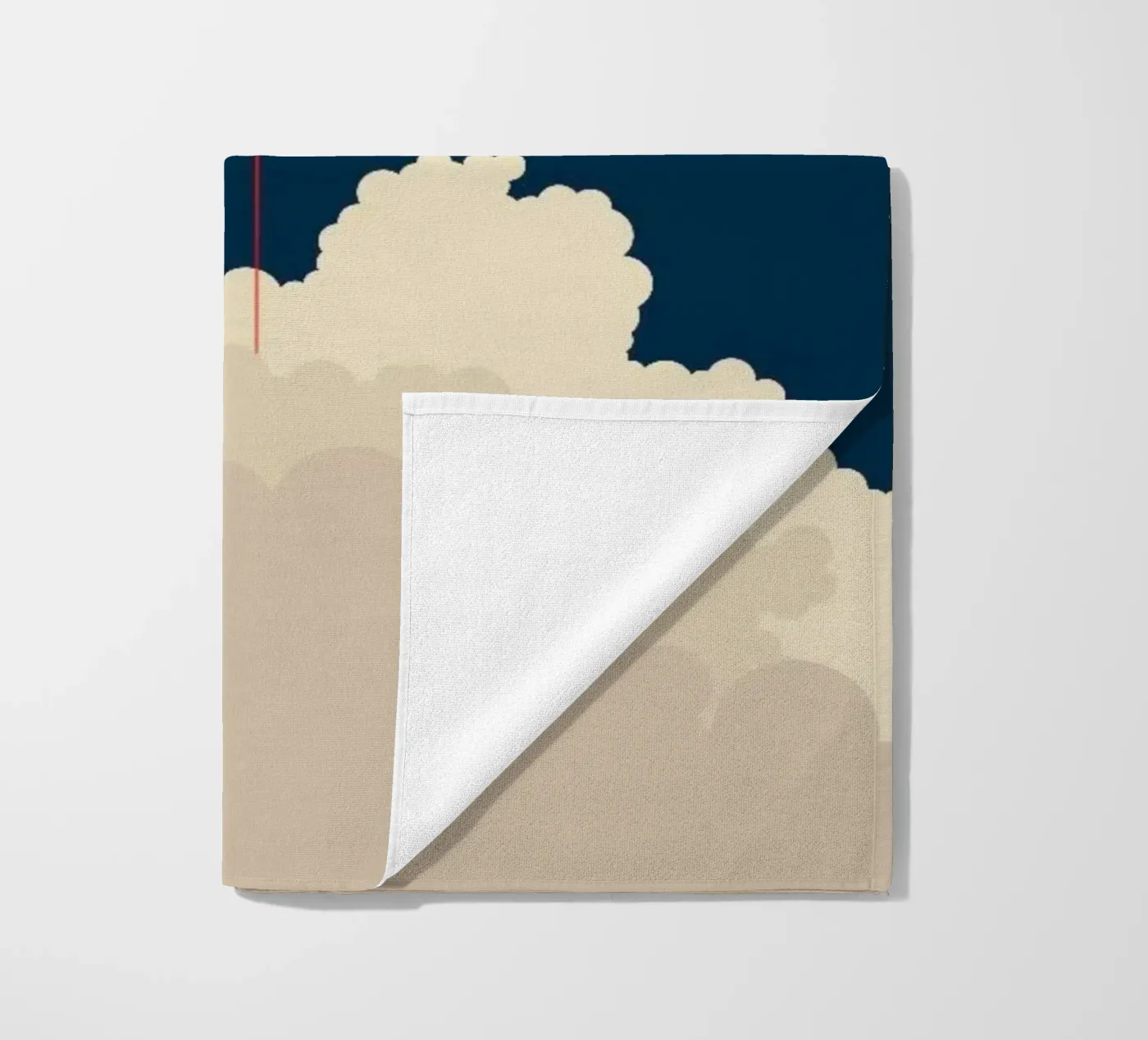 outer space exploration strandhanddoek van twillight