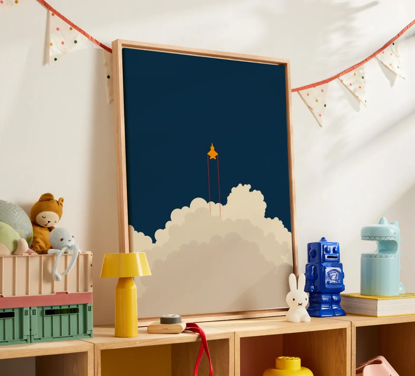 outer space exploration canvas van twillight