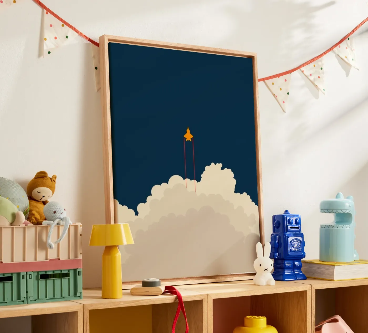 outer space exploration canvas van twillight