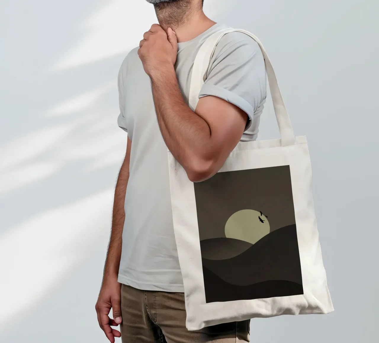 calming stillness borsa in juta da twillight