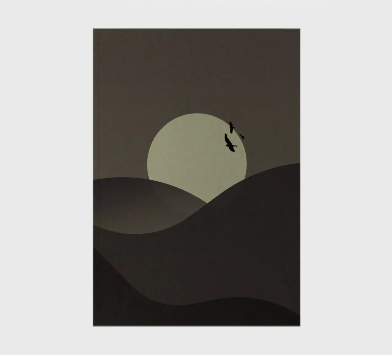 calming stillness notebook by twillight