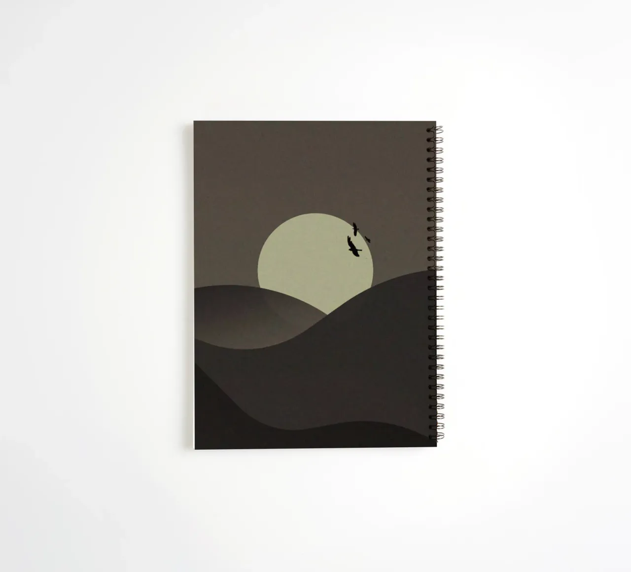 calming stillness spiral notebook by twillight