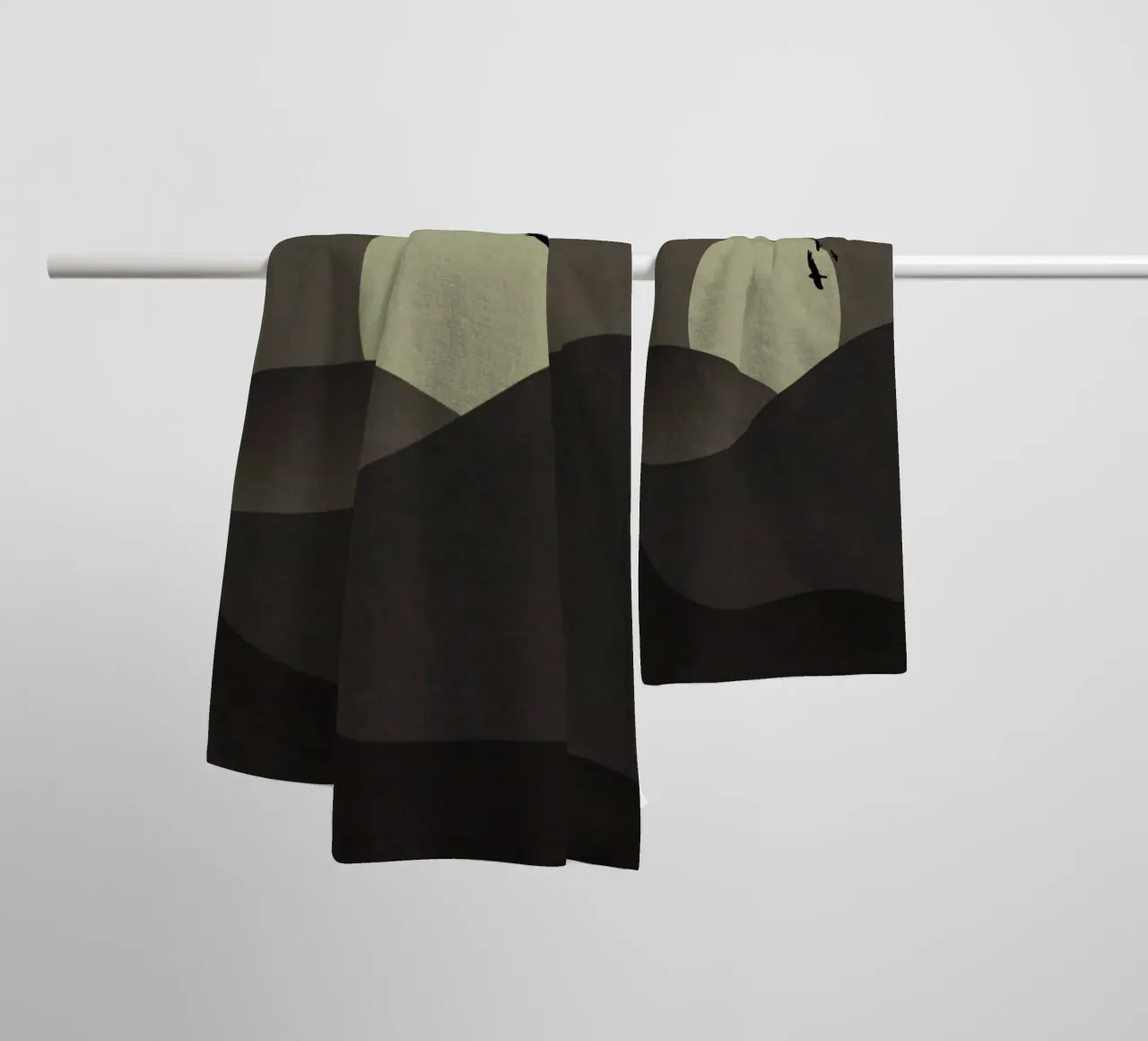 calming stillness asciugamano da bagno da twillight