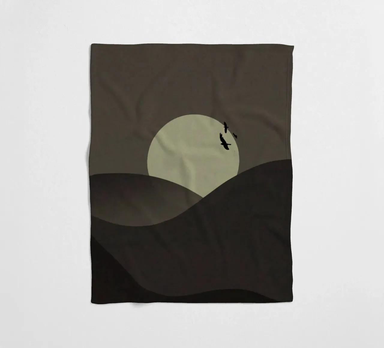 calming stillness coperta in pile da twillight