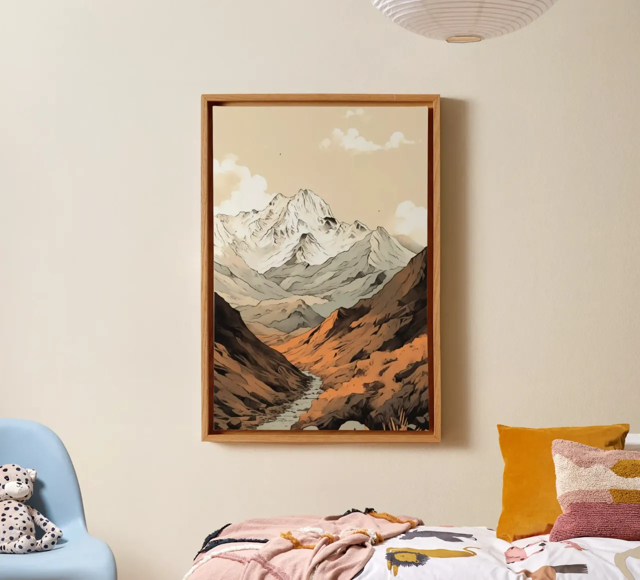 boulders foothills tela con Cornice a cassetta da twillight