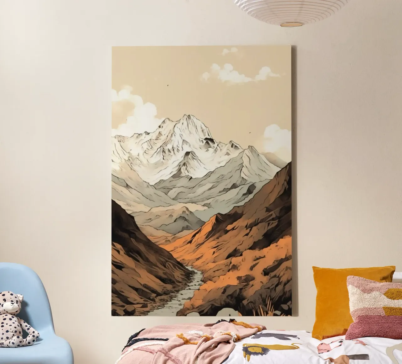 boulders foothills tela con Cornice a cassetta da twillight