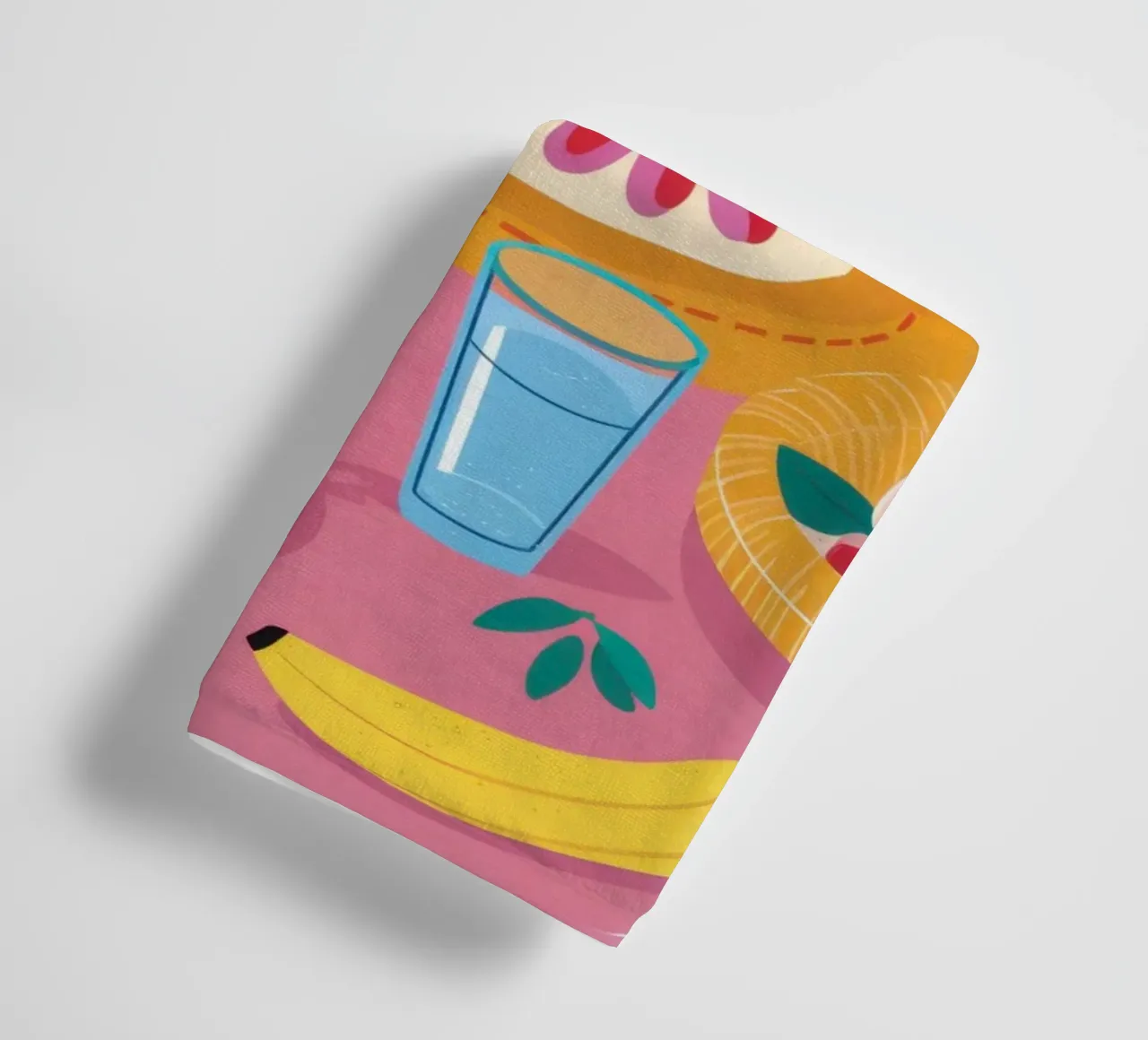 Teiera e frutta asciugamano da bagno da Flock Reverie