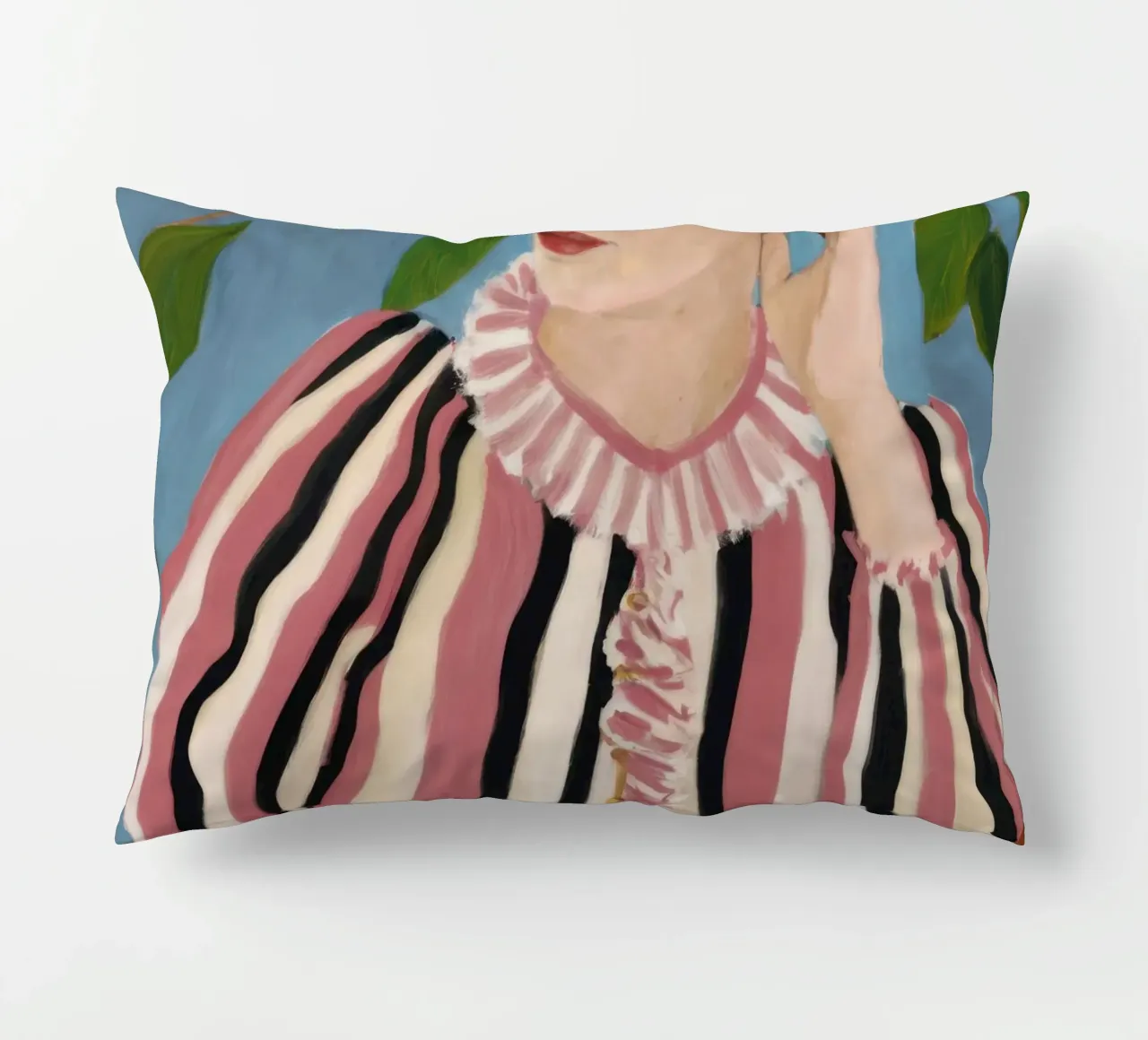 Nachdenklich gemusterte Eleganz Kissen von Veil Maya