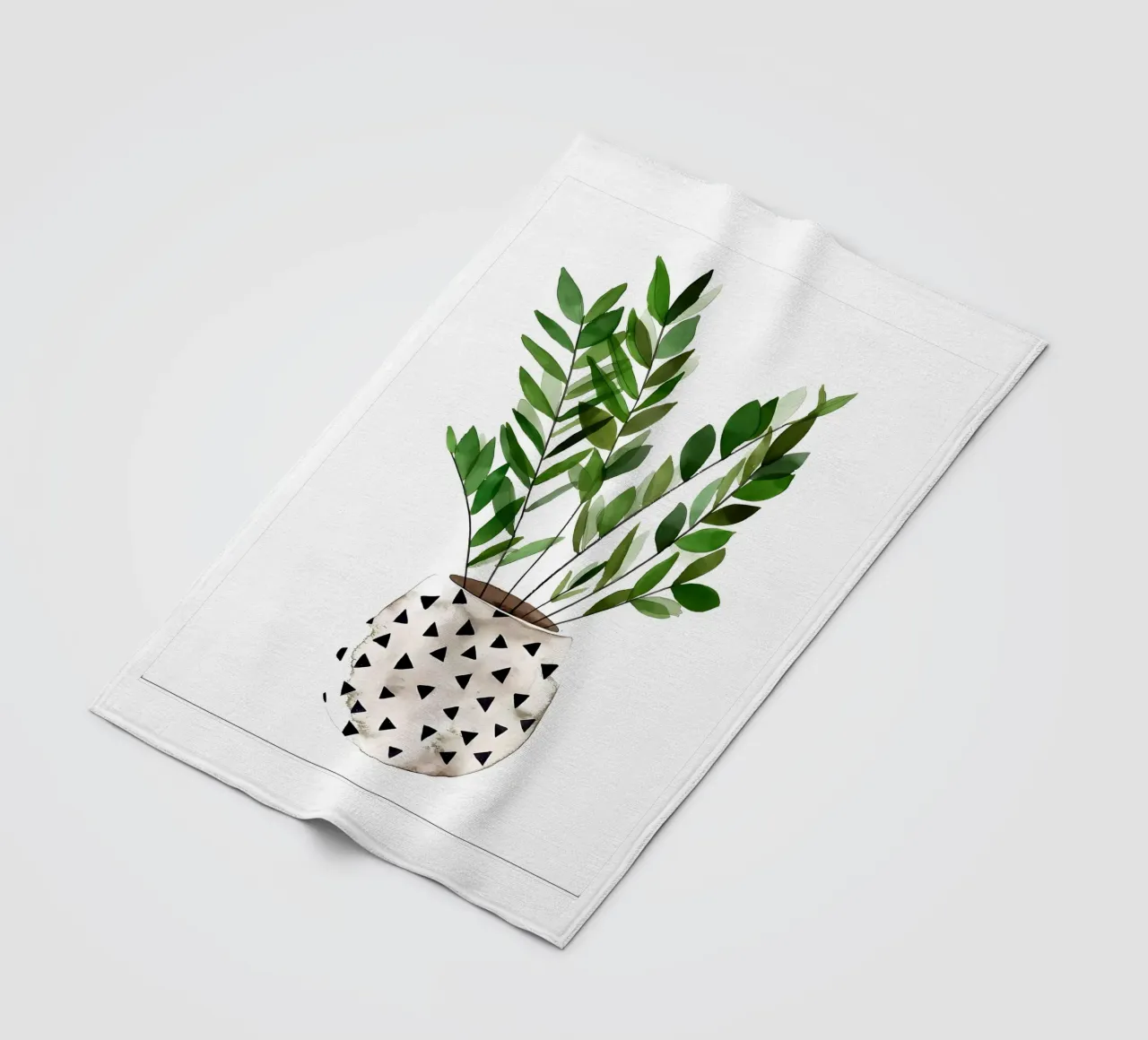 Pianta in vaso coperta in pile da Larry