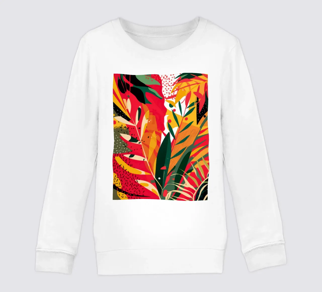 Trópico ardiente Abstracto sudadera para niño de Solar Paint