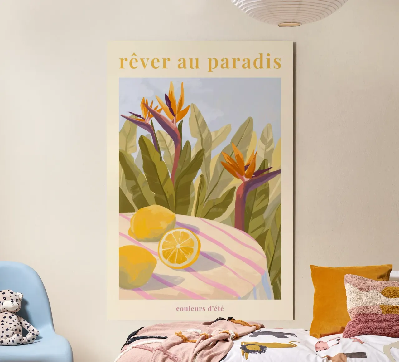 Rêver au Paradis alluminio dibond da Goed Blauw