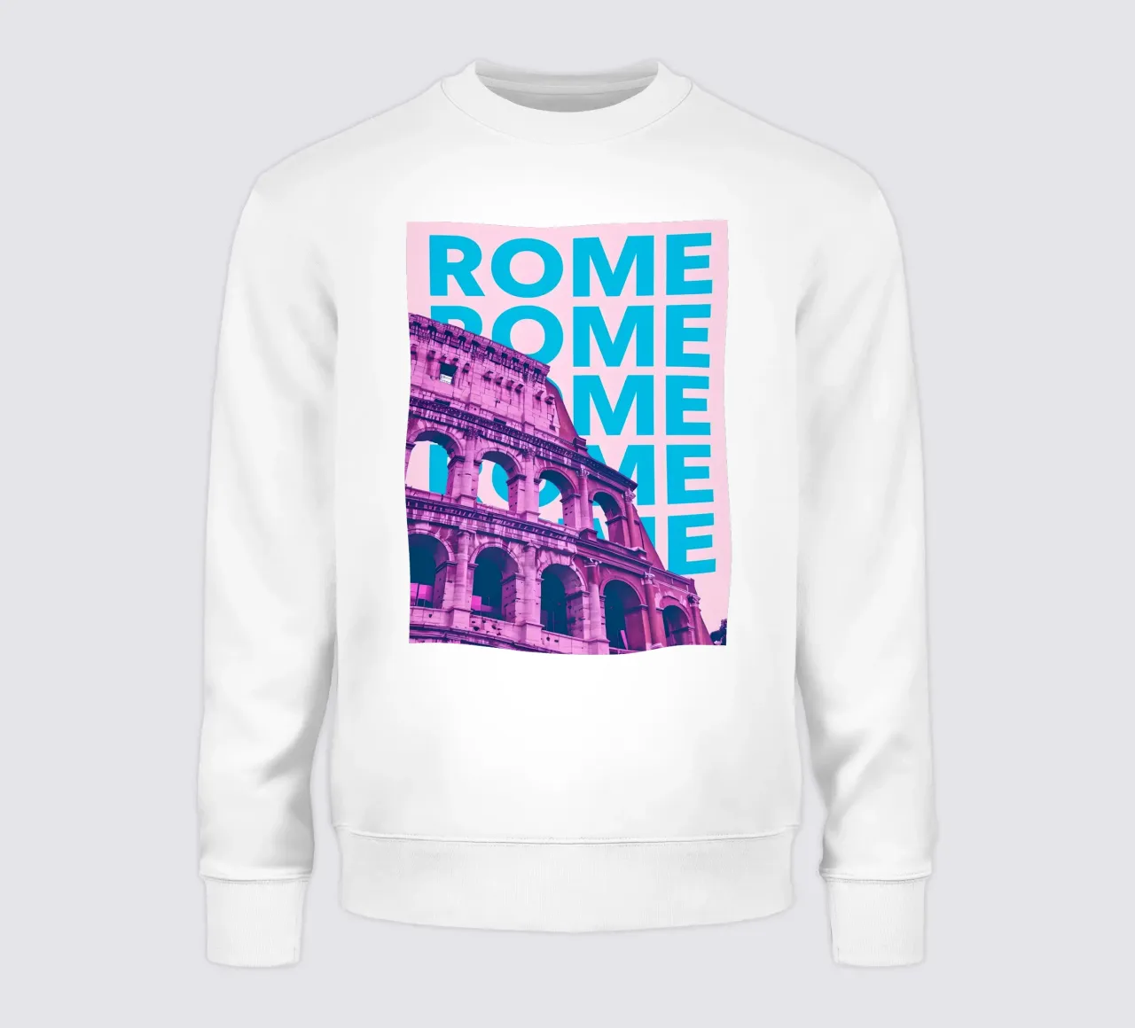 Poster Pop Art del Colosseo di Roma felpa da 🥝 KIWI STORE