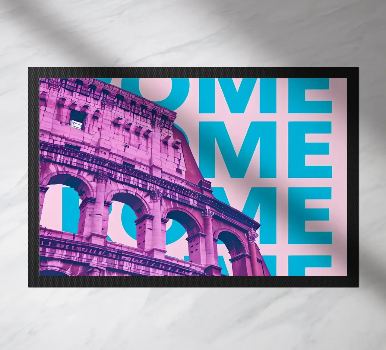 Poster Pop Art del Colosseo di Roma zerbino da 🥝 KIWI STORE