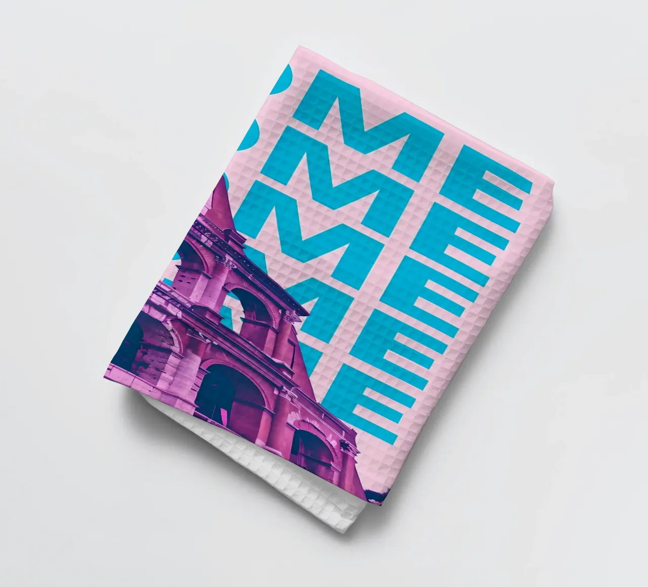 Rome Colosseum Pop Art Poster tea towel by 🥝 KIWI STORE