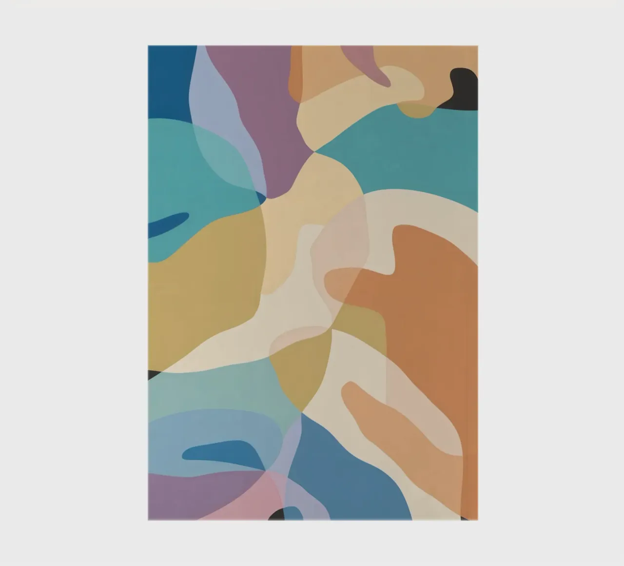 Pastel Form Abstraction notebook by Veil Maya