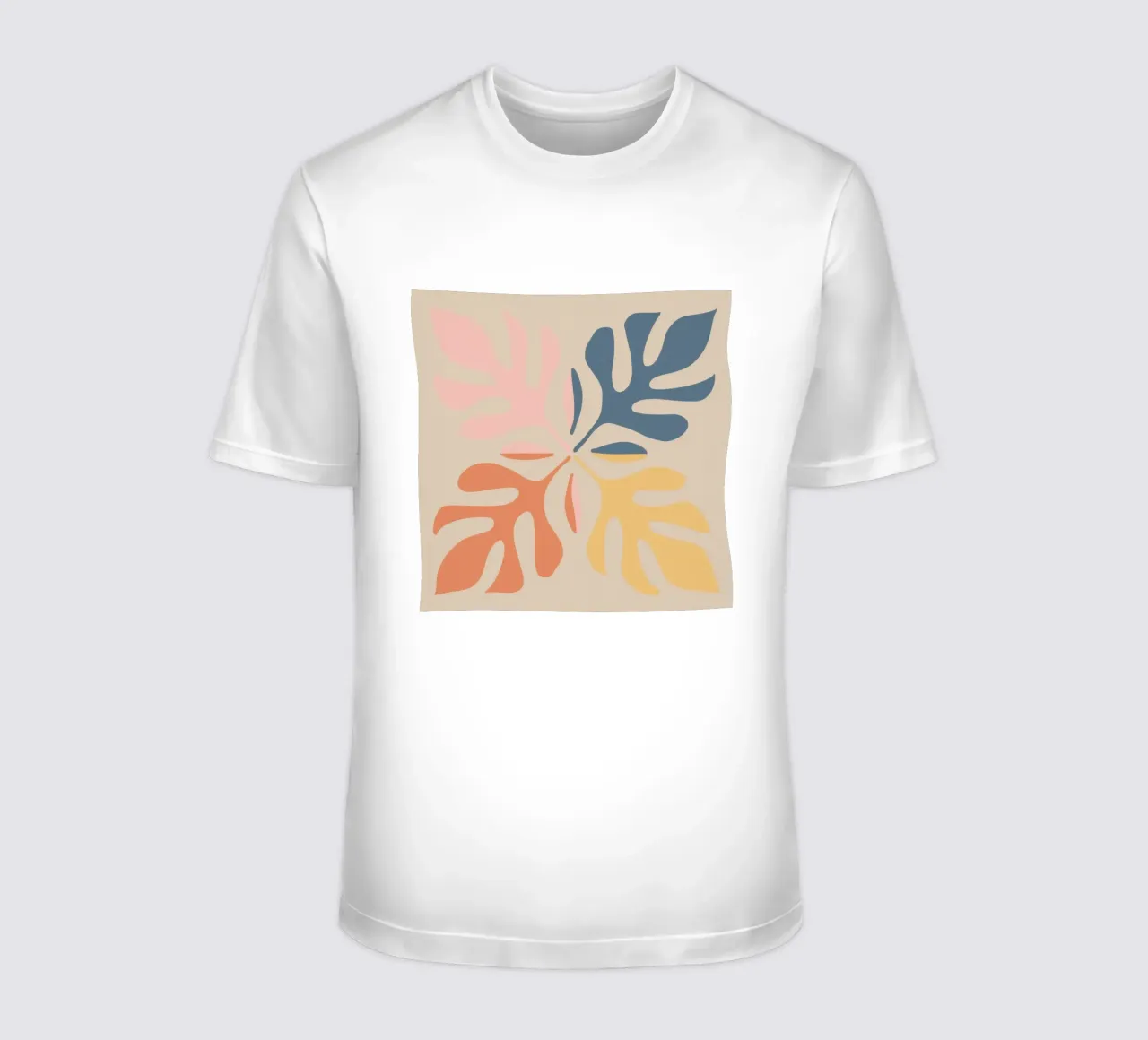 Forme botaniche astratte t-shirt da Flock Reverie