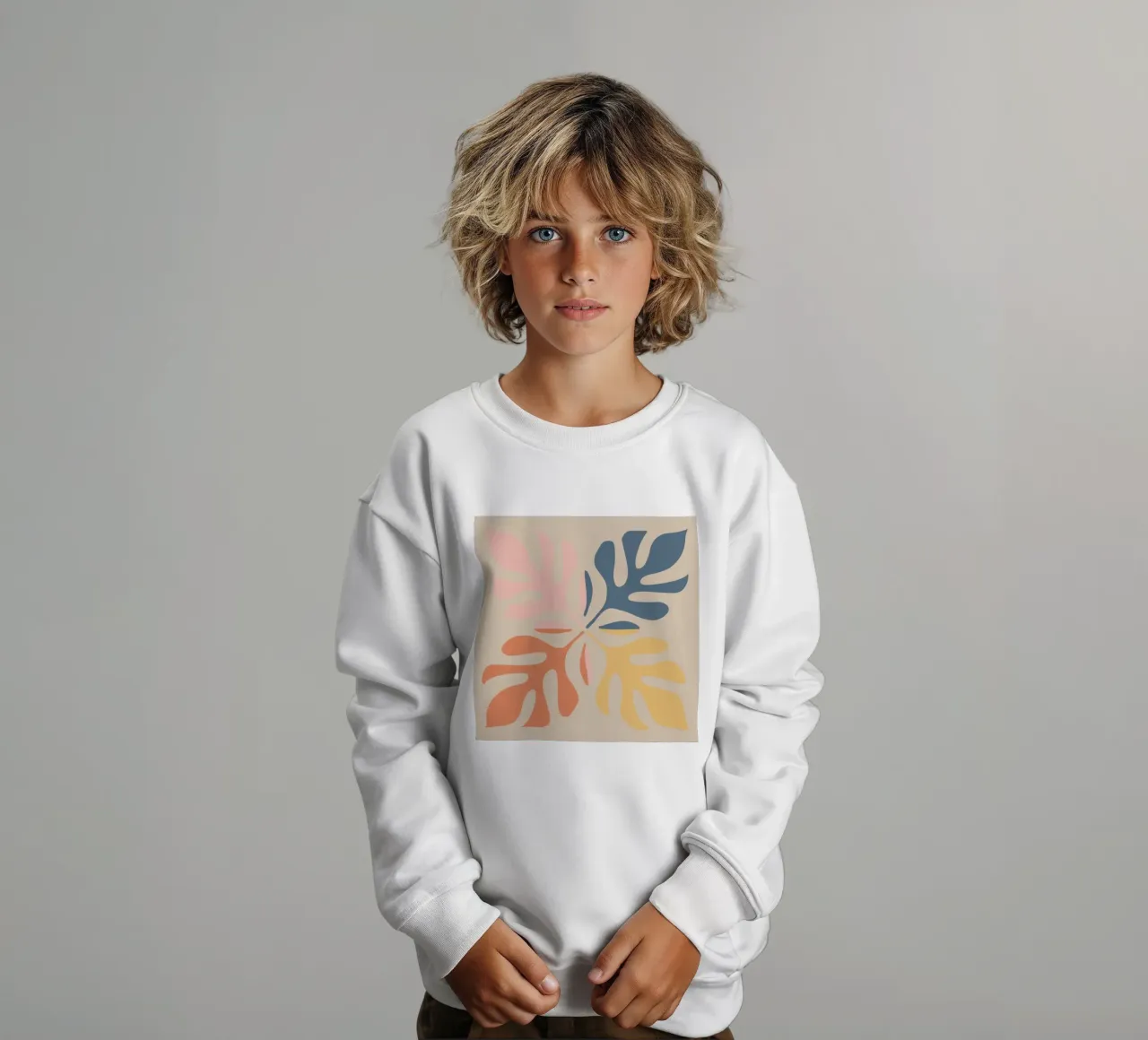 Forme botaniche astratte felpa bambino da Flock Reverie
