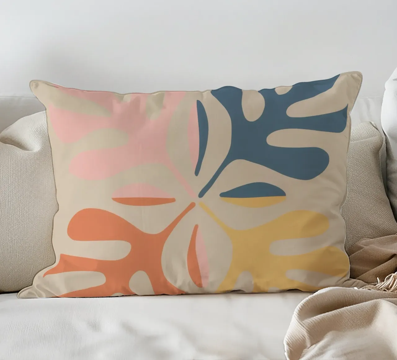 Forme botaniche astratte cuscino da Flock Reverie