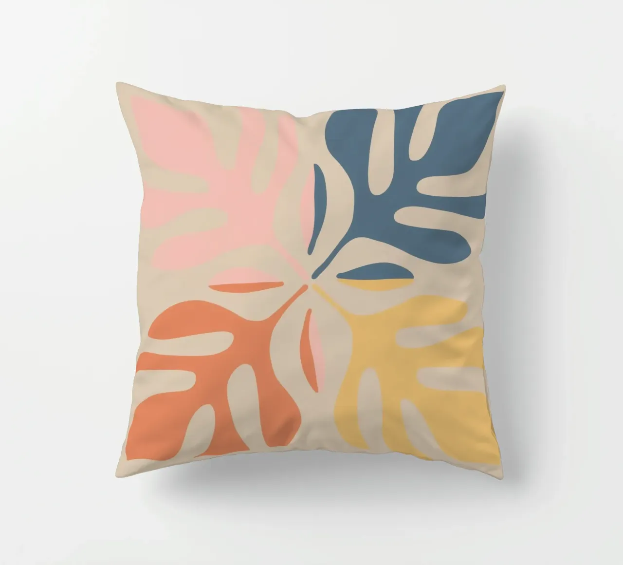 Forme botaniche astratte cuscino da Flock Reverie
