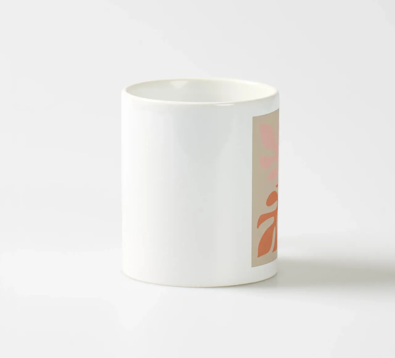 Forme botaniche astratte tazza in ceramica da Flock Reverie