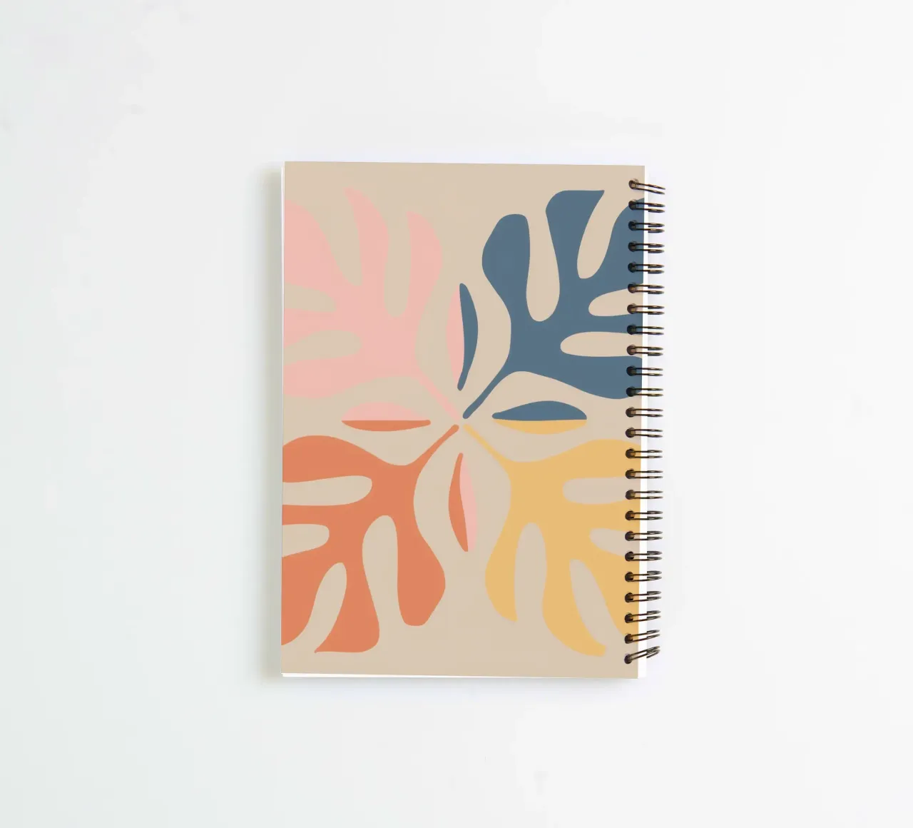 Abstract Botanical Forms spiral notebook by Flock Reverie