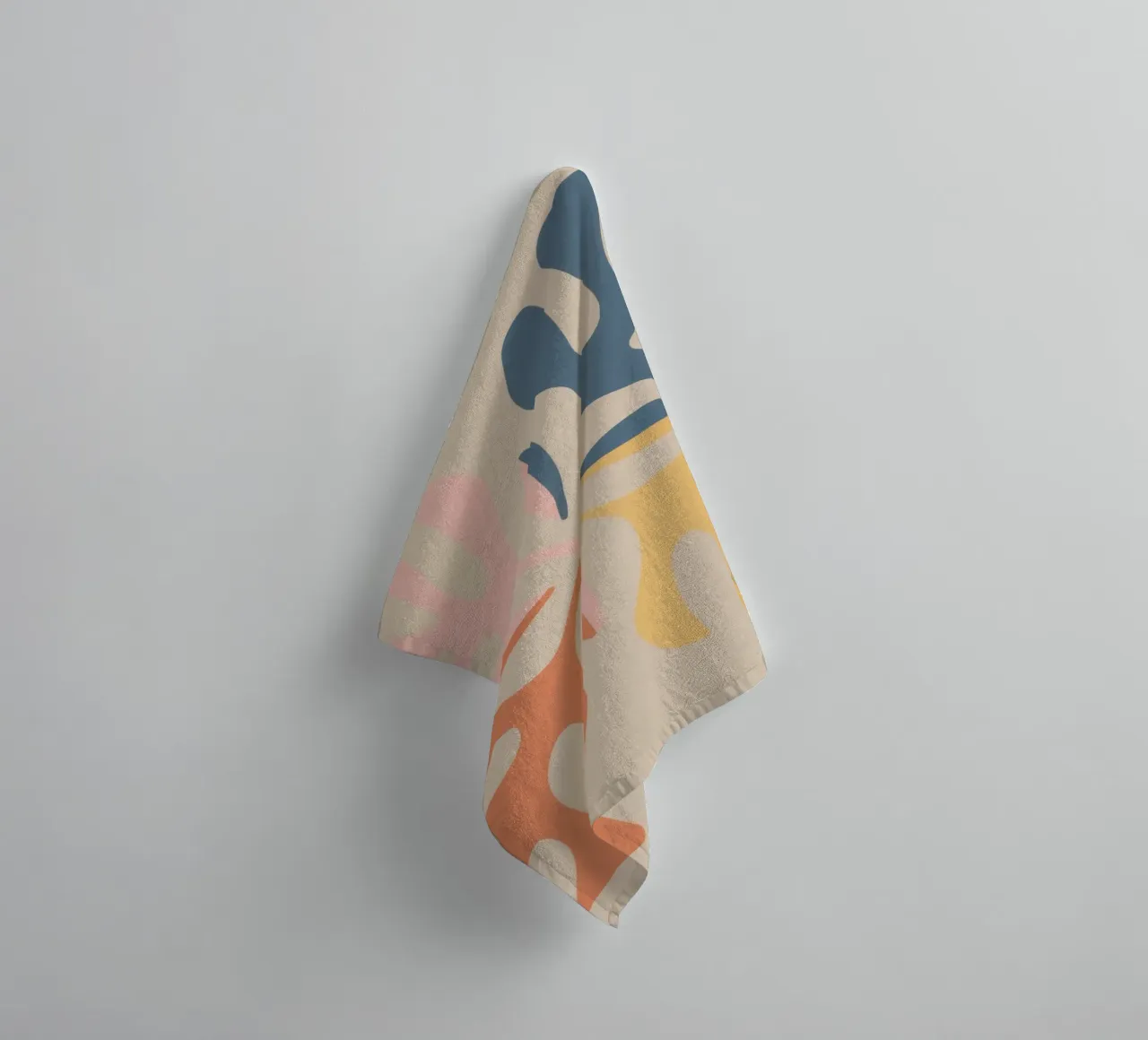Forme botaniche astratte asciugamano da bagno da Flock Reverie