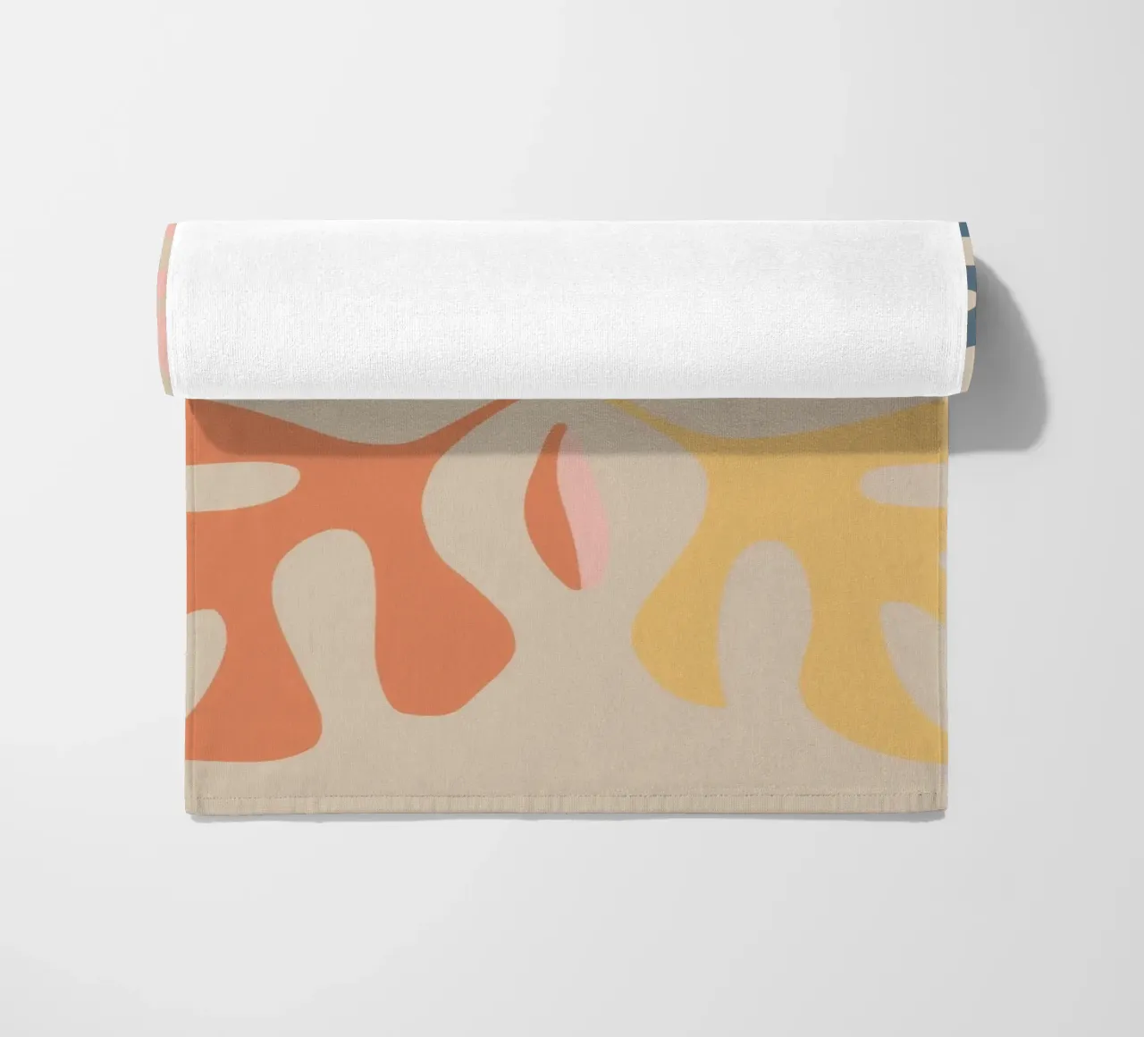 Forme botaniche astratte telo mare da Flock Reverie