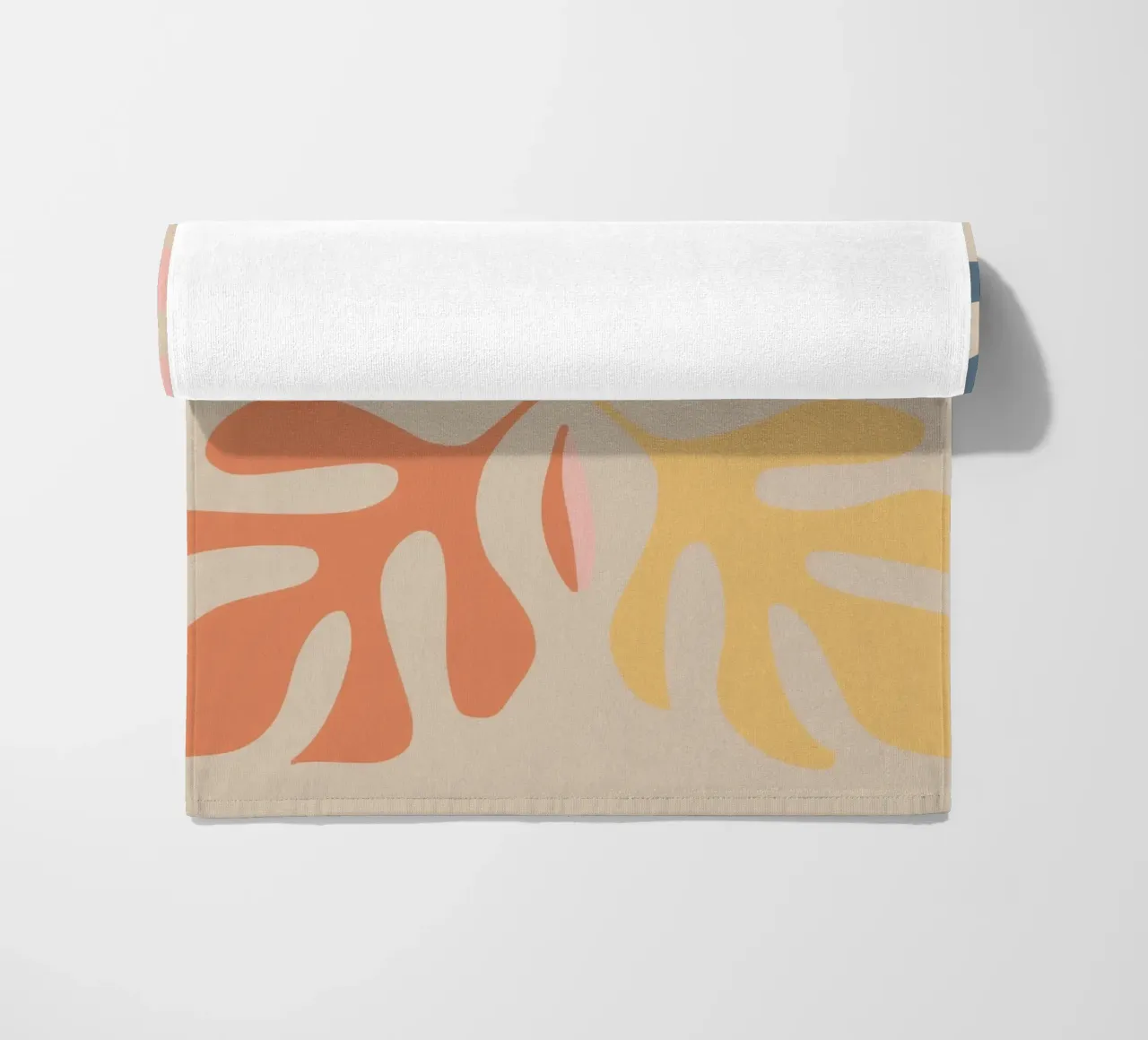 Forme botaniche astratte telo mare da Flock Reverie
