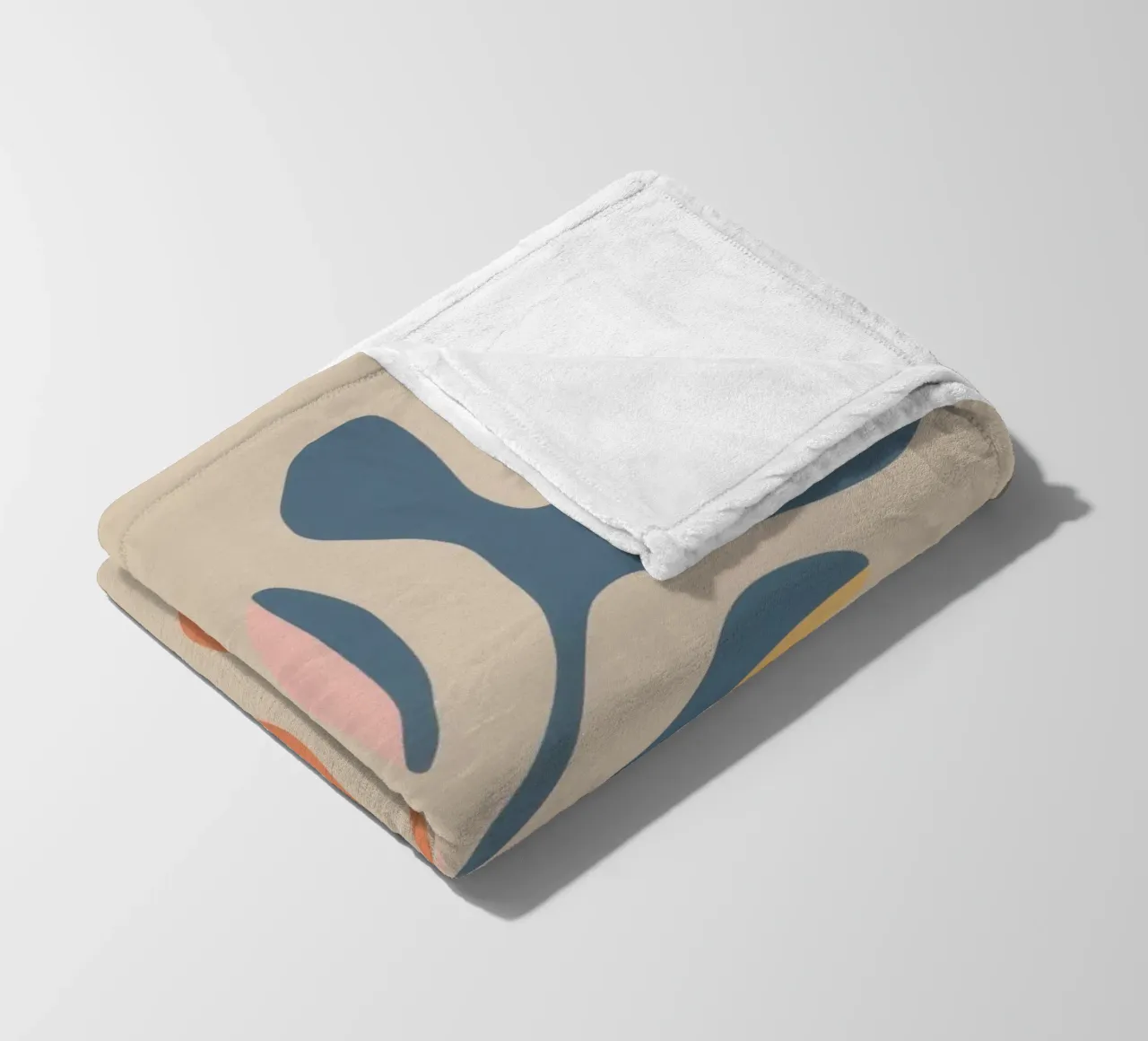Forme botaniche astratte coperta in pile da Flock Reverie