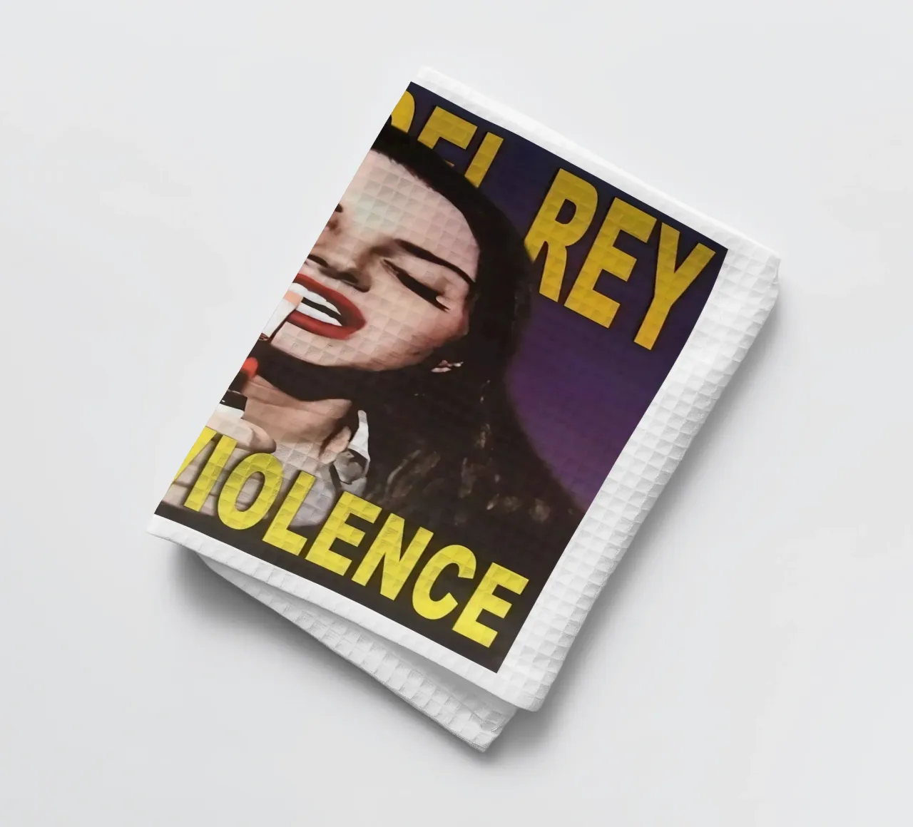 Ultraviolence Lana Del Rey Smoking tea towel by licongeilish