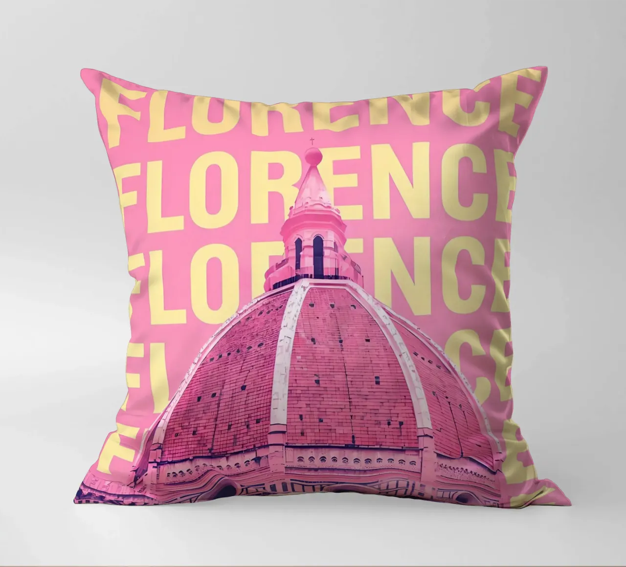 Cattedrale di Firenze Rosa Pop Art cuscino da 🥝 KIWI STORE