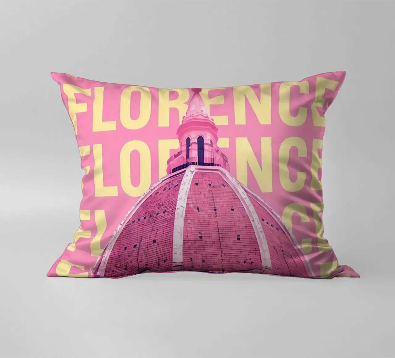 Cattedrale di Firenze Rosa Pop Art cuscino da 🥝 KIWI STORE