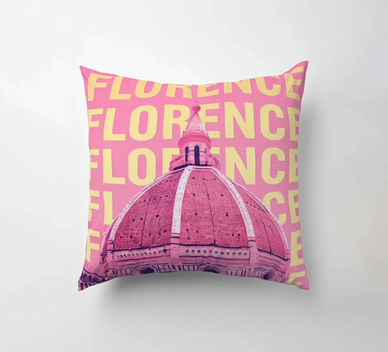 Cattedrale di Firenze Rosa Pop Art cuscino da 🥝 KIWI STORE