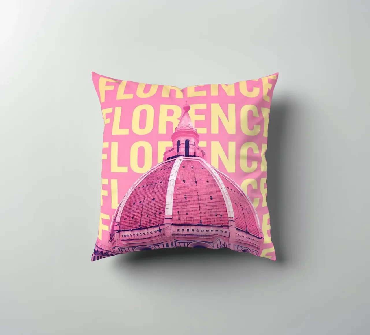 Cattedrale di Firenze Rosa Pop Art cuscino da 🥝 KIWI STORE