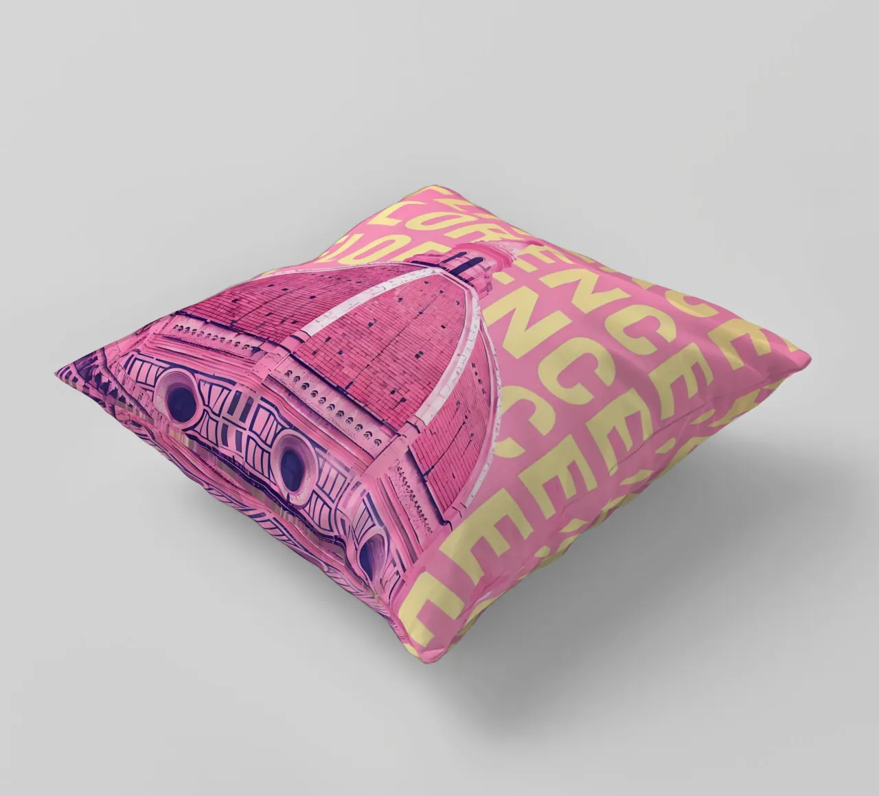 Cattedrale di Firenze Rosa Pop Art cuscino da 🥝 KIWI STORE