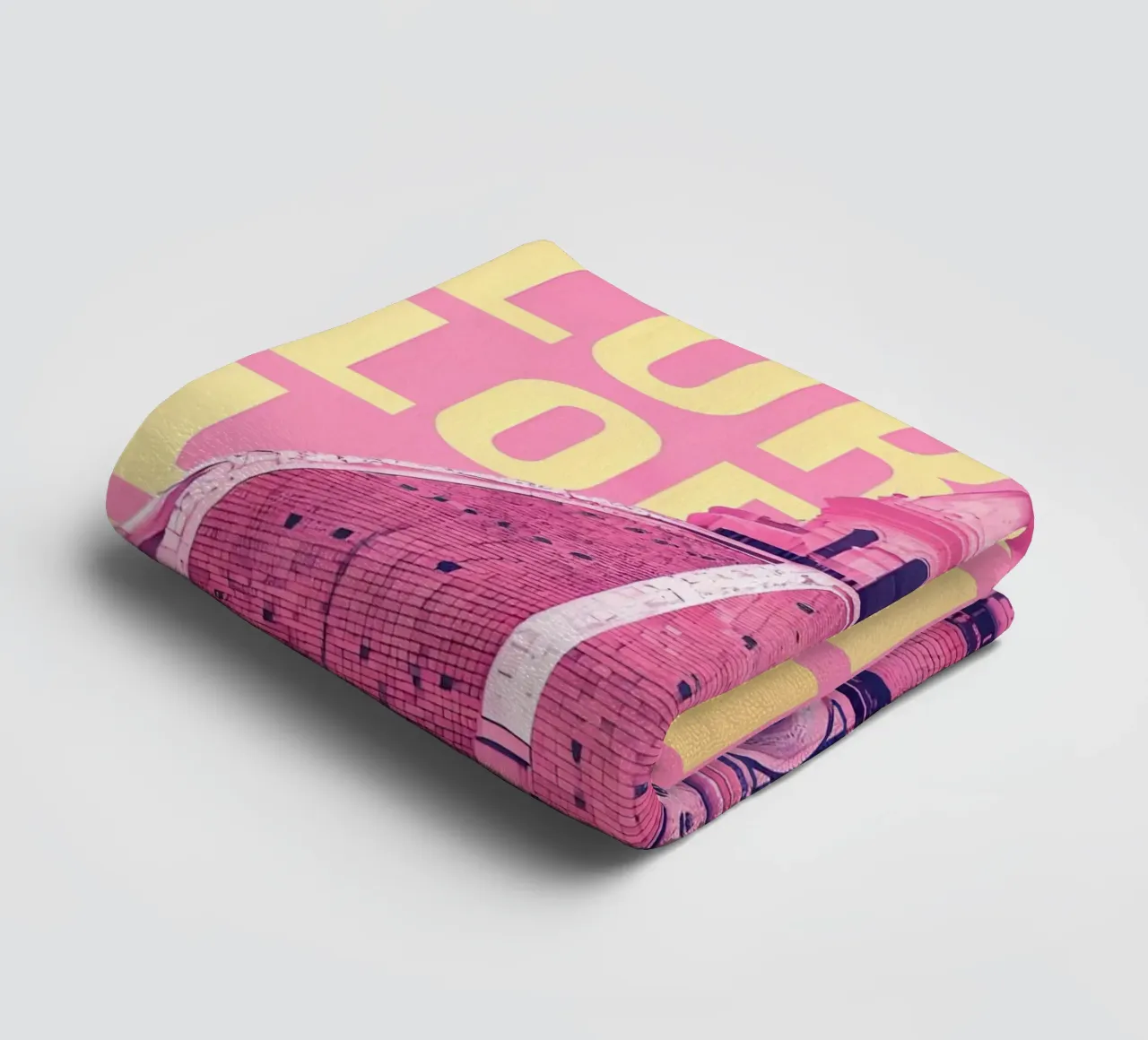 Cattedrale di Firenze Rosa Pop Art asciugamano da bagno da 🥝 KIWI STORE