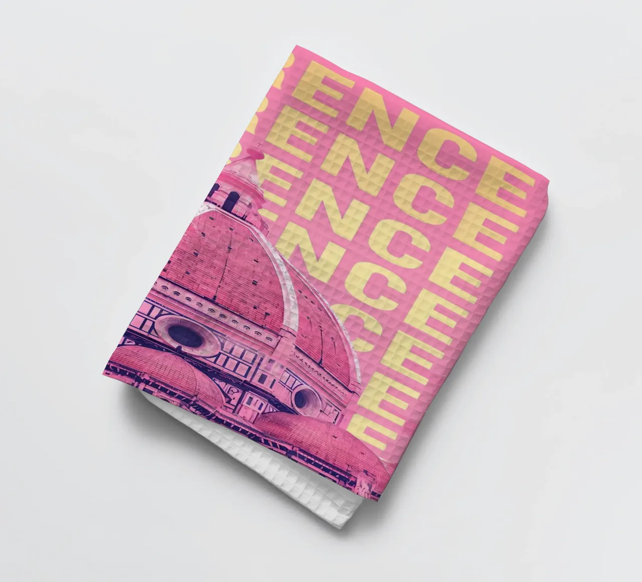 Cattedrale di Firenze Rosa Pop Art canovaccio da cucina da 🥝 KIWI STORE