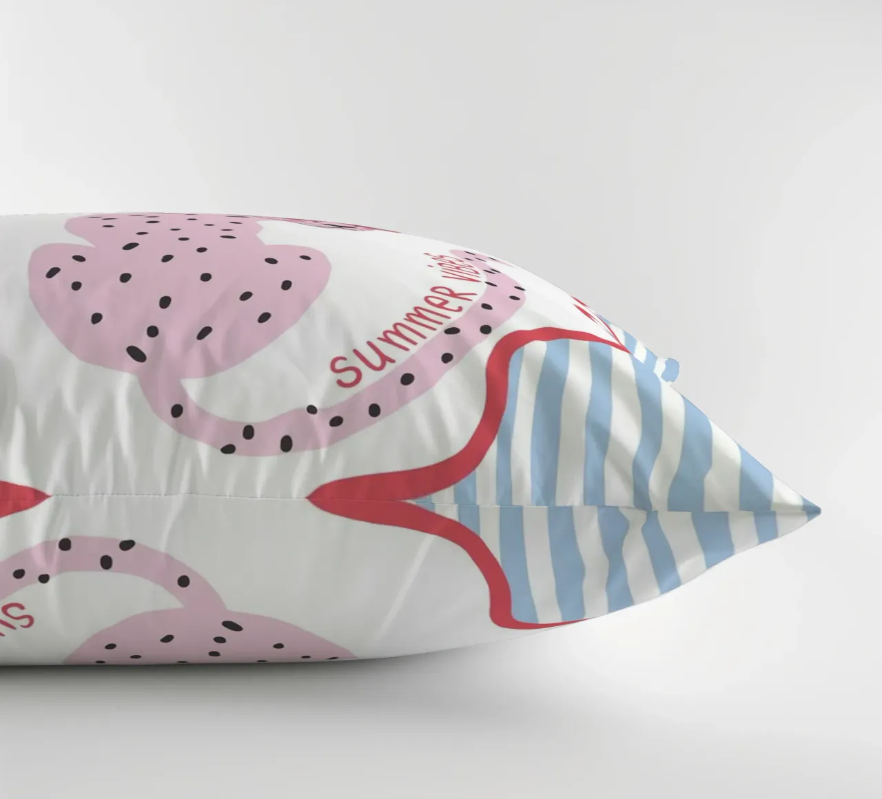 Summer vibes leopard - blue cuscino da Vivdesign
