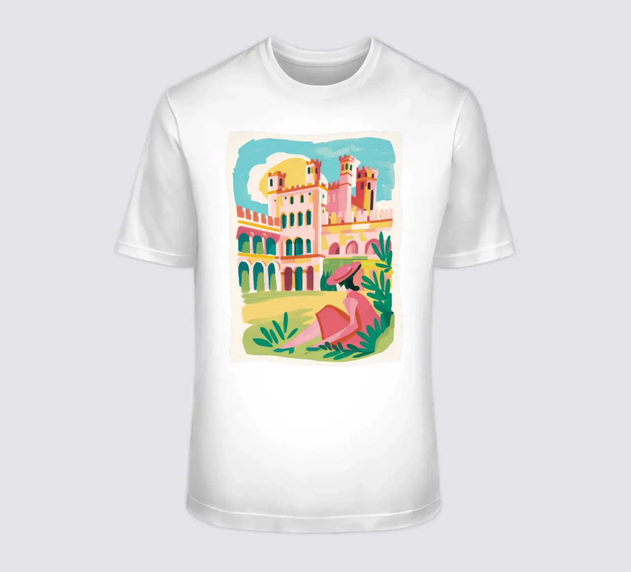 Colosseo in fiore t-shirt da Flock Reverie