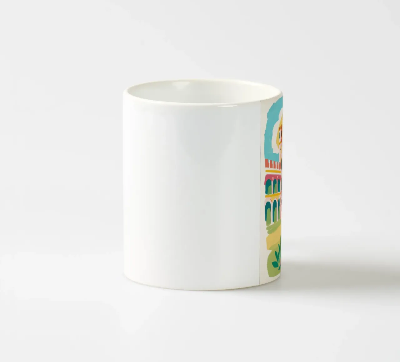 Colosseo in fiore tazza in ceramica da Flock Reverie
