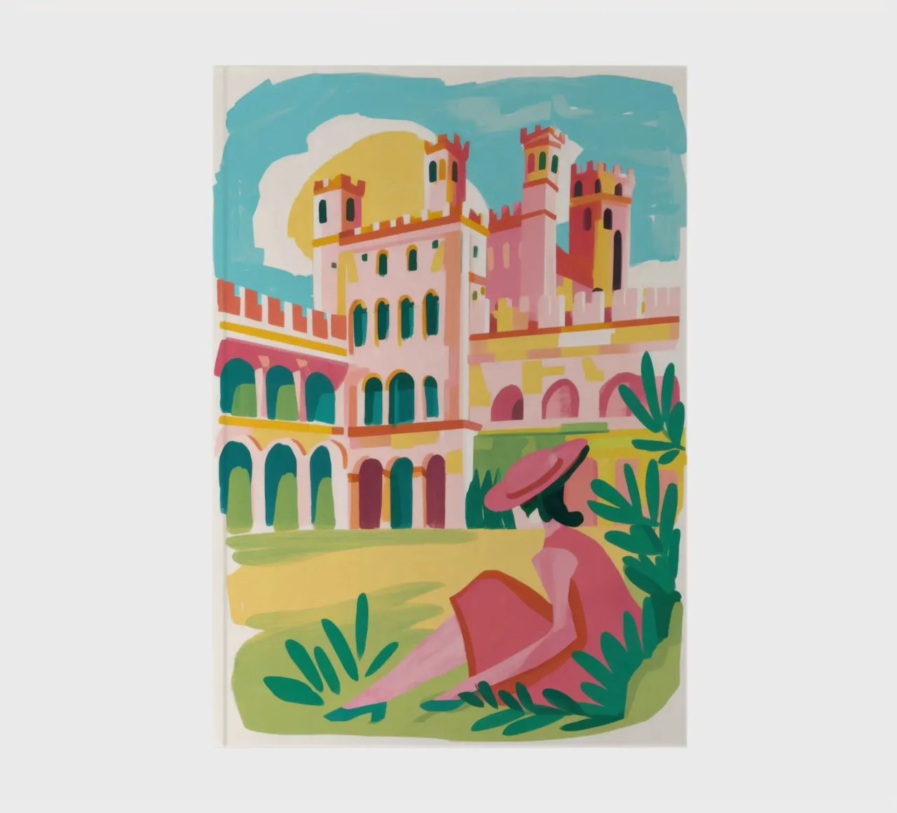 Colosseum in Bloom notebook by Flock Reverie