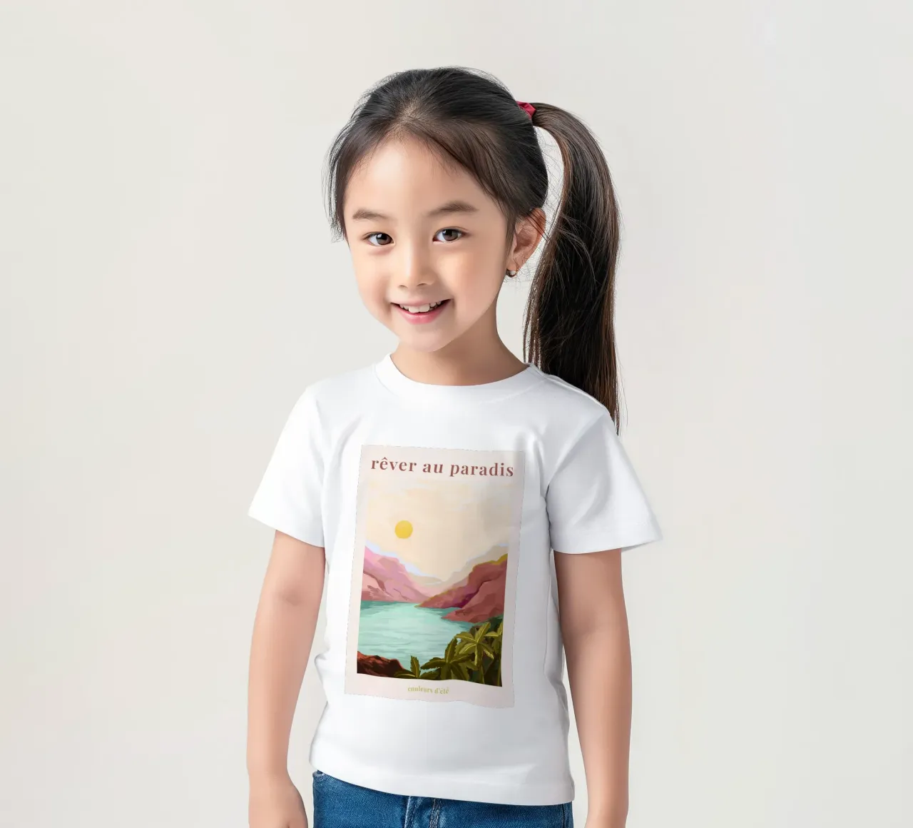 Rêver au Paradis II t-shirt bambini da Goed Blauw