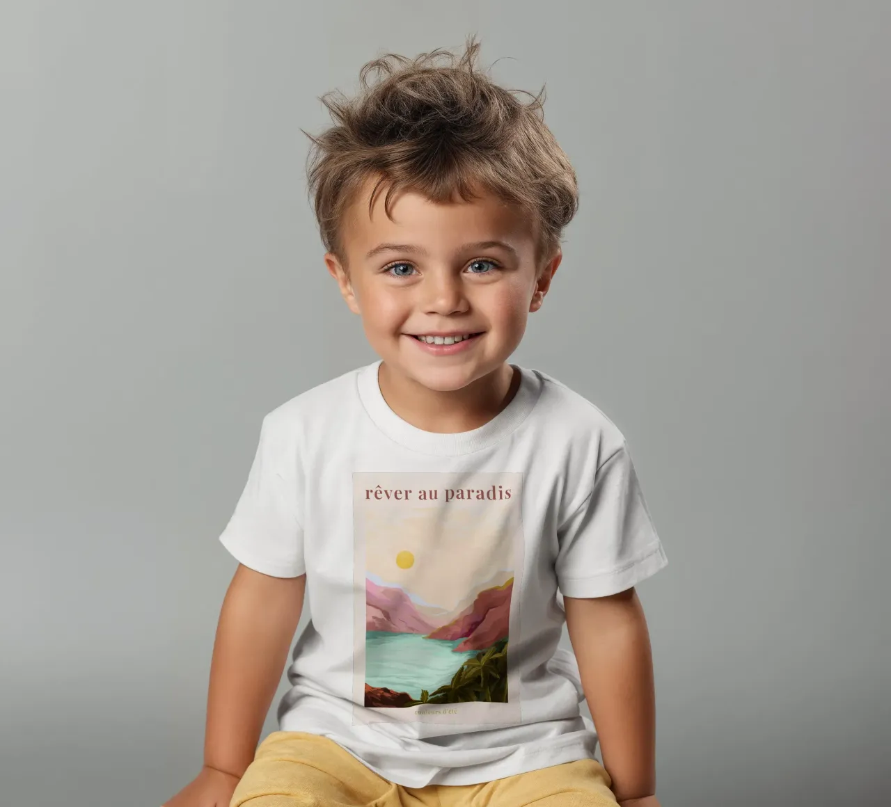 Rêver au Paradis II t-shirt bambini da Goed Blauw