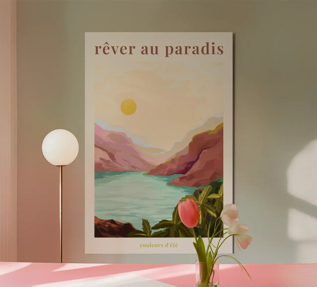 Rêver au Paradis II alluminio dibond da Goed Blauw