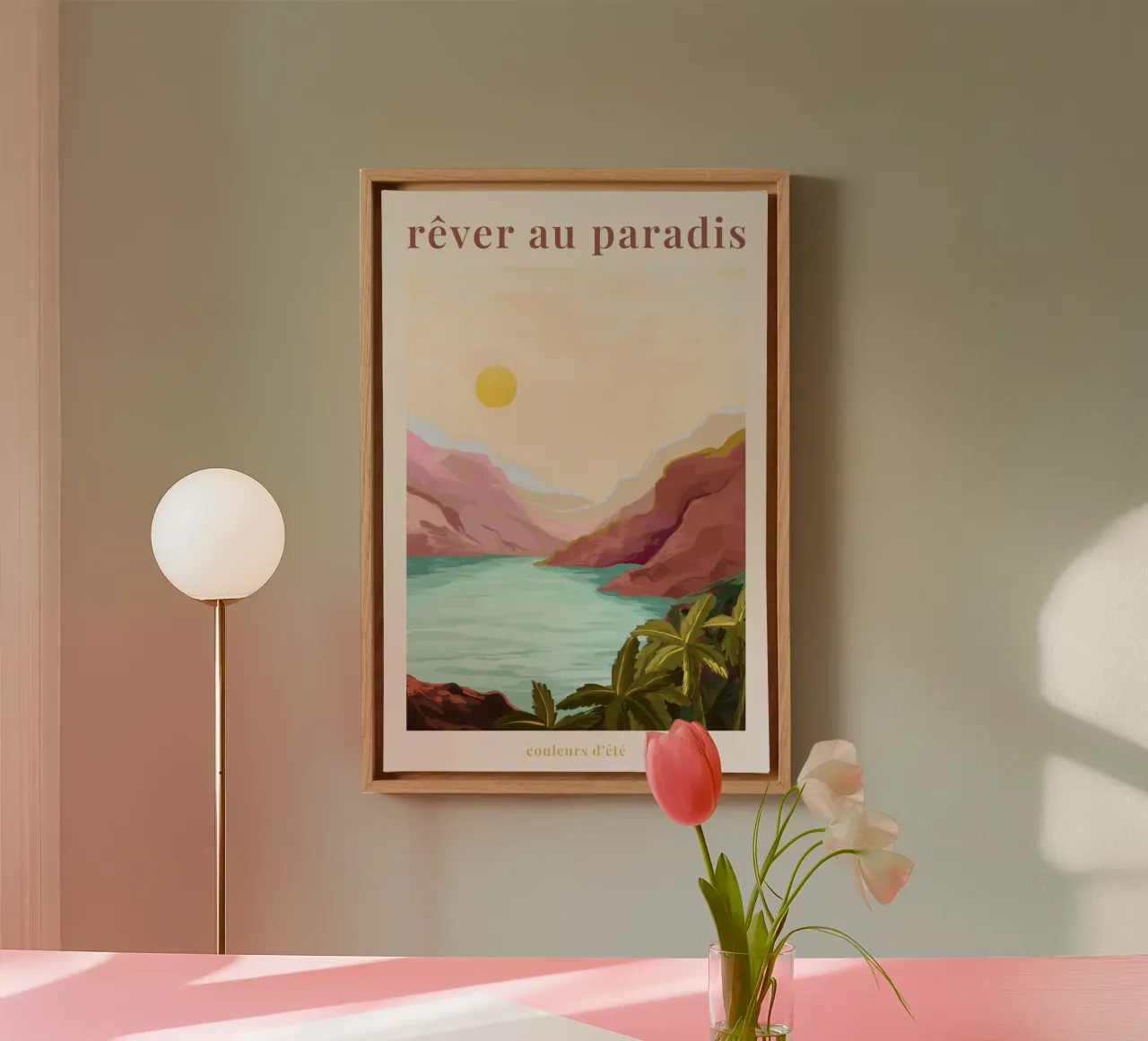 Rêver au Paradis II tela da Goed Blauw