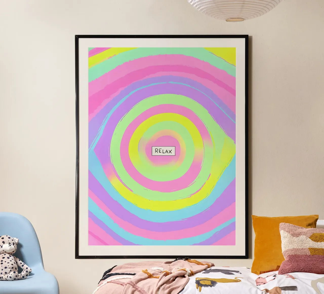 Relax astratto a pastello carta hahnemühle da 🥝 KIWI STORE