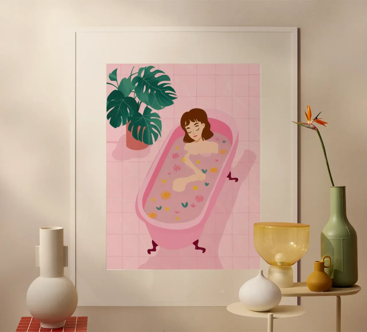 Tempo di bagno in pastello carta hahnemühle da Flock Reverie