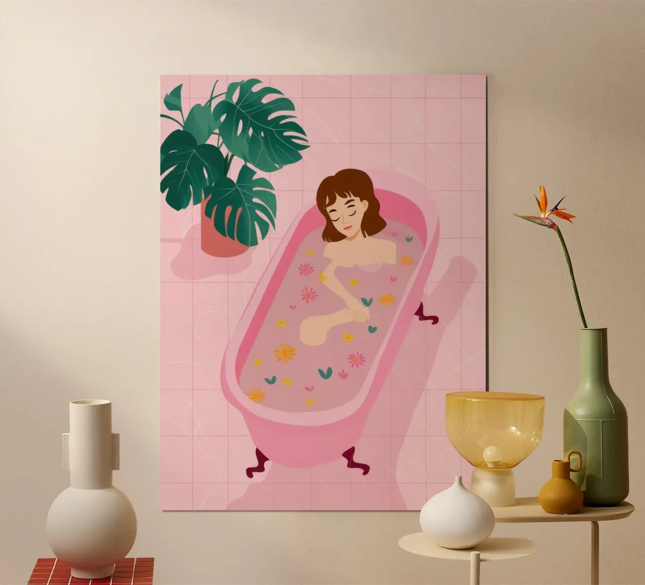 Tempo di bagno in pastello carta hahnemühle da Flock Reverie
